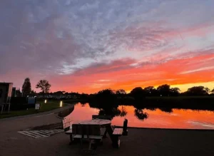 Mill Rythe Holiday Park gorgeous sunset views